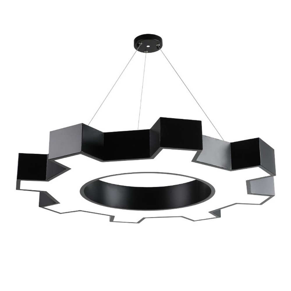 LED Gear Shaped Pendant Light
